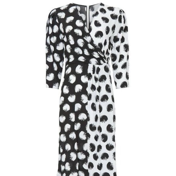 BOSS Danotta Palm Wrap Dress, US 4 - Picture 3 of 14